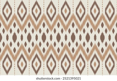 Ethnic abstract ikat art. Aztec ornament print. geometric ethnic pattern seamless  color oriental.  Design for background ,curtain, carpet, wallpaper, clothing, wrapping, Batik, vector illustration.