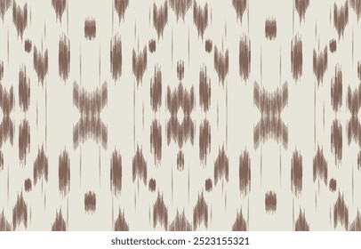 Ethnic abstract ikat art. Aztec ornament print. geometric ethnic pattern seamless  color oriental.  Design for background ,curtain, carpet, wallpaper, clothing, wrapping, Batik, vector illustration.