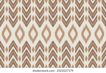 Ethnic abstract ikat art. Aztec ornament print. geometric ethnic pattern seamless  color oriental.  Design for background ,curtain, carpet, wallpaper, clothing, wrapping, Batik, vector illustration.