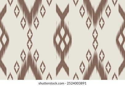 Étnica abstrata ikat art. Aztec impressão ornamento. padrão étnico geométrico cor sem costura oriental.  Design para fundo, cortina, tapete, papel de parede, roupas, envoltório, Batik, ilustração vetorial.