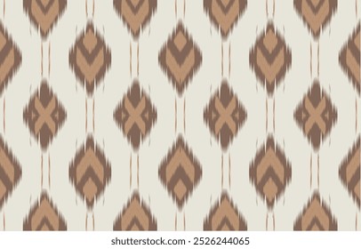 Étnica abstrata ikat art. Aztec impressão ornamento. padrão étnico geométrico cor sem costura oriental.  Design para fundo, cortina, tapete, papel de parede, roupas, envoltório, Batik, ilustração vetorial.