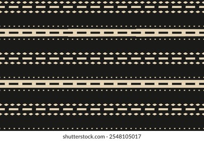 Ethnic abstract ikat art. Aztec ornament print. geometric ethnic pattern seamless  color oriental.  Design for background ,curtain, carpet, wallpaper, clothing, wrapping, Batik, vector illustration.