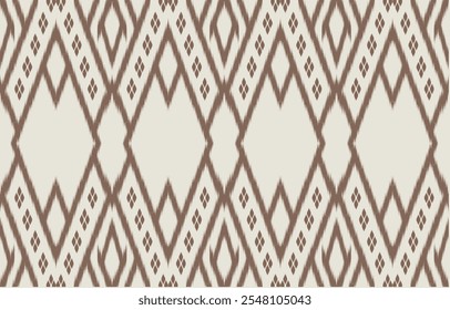 Ethnic abstract ikat art. Aztec ornament print. geometric ethnic pattern seamless  color oriental.  Design for background ,curtain, carpet, wallpaper, clothing, wrapping, Batik, vector illustration.