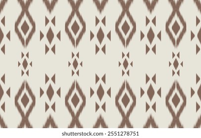 Ethnic abstract ikat art. Aztec ornament print. geometric ethnic pattern seamless  color oriental.  Design for background ,curtain, carpet, wallpaper, clothing, wrapping, Batik, vector illustration.
