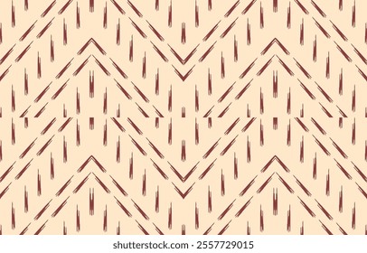 Ethnic abstract ikat art. Aztec ornament print. geometric ethnic pattern seamless  color oriental.  Design for background ,curtain, carpet, wallpaper, clothing, wrapping, Batik, vector illustration.