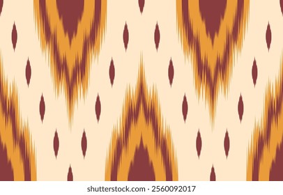Ethnic abstract ikat art. Aztec ornament print. geometric ethnic pattern seamless  color oriental.  Design for background ,curtain, carpet, wallpaper, clothing, wrapping, Batik, vector illustration.