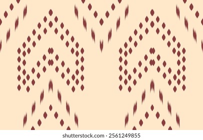 Ethnic abstract ikat art. Aztec ornament print. geometric ethnic pattern seamless  color oriental.  Design for background ,curtain, carpet, wallpaper, clothing, wrapping, Batik, vector illustration.