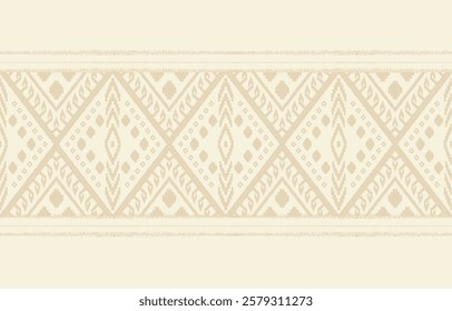 Ethnic abstract ikat art. Aztec ornament print. geometric ethnic pattern seamless  color oriental.  Design for background ,curtain, carpet, wallpaper, clothing, wrapping, Batik, vector illustration.