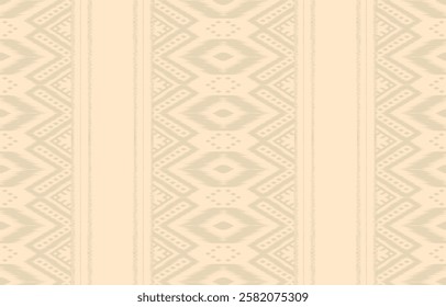 Ethnic abstract ikat art. Aztec ornament print. geometric ethnic pattern seamless  color oriental.  Design for background ,curtain, carpet, wallpaper, clothing, wrapping, Batik, vector illustration.