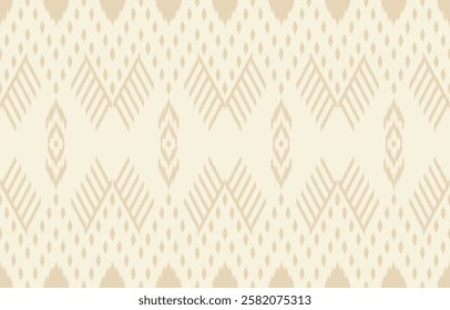 Ethnic abstract ikat art. Aztec ornament print. geometric ethnic pattern seamless  color oriental.  Design for background ,curtain, carpet, wallpaper, clothing, wrapping, Batik, vector illustration.