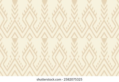 Ethnic abstract ikat art. Aztec ornament print. geometric ethnic pattern seamless  color oriental.  Design for background ,curtain, carpet, wallpaper, clothing, wrapping, Batik, vector illustration.