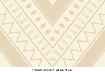 Ethnic abstract ikat art. Aztec ornament print. geometric ethnic pattern seamless  color oriental.  Design for background ,curtain, carpet, wallpaper, clothing, wrapping, Batik, vector illustration.