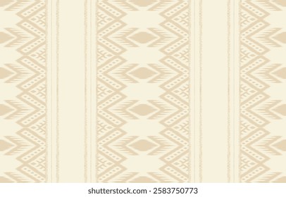 Ethnic abstract ikat art. Aztec ornament print. geometric ethnic pattern seamless  color oriental.  Design for background ,curtain, carpet, wallpaper, clothing, wrapping, Batik, vector illustration.