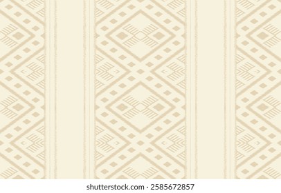 Ethnic abstract ikat art. Aztec ornament print. geometric ethnic pattern seamless  color oriental.  Design for background ,curtain, carpet, wallpaper, clothing, wrapping, Batik, vector illustration.