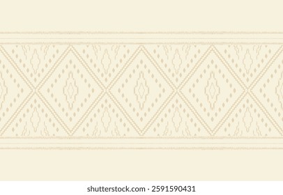 Ethnic abstract ikat art. Aztec ornament print. geometric ethnic pattern seamless  color oriental.  Design for background ,curtain, carpet, wallpaper, clothing, wrapping, Batik, vector illustration.