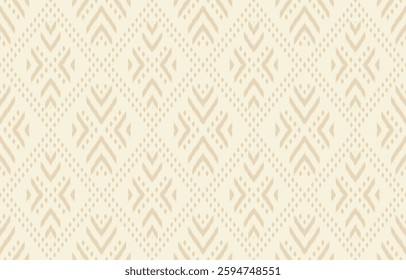 Ethnic abstract ikat art. Aztec ornament print. geometric ethnic pattern seamless  color oriental.  Design for background ,curtain, carpet, wallpaper, clothing, wrapping, Batik, vector illustration.