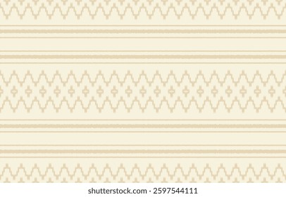 Ethnic abstract ikat art. Aztec ornament print. geometric ethnic pattern seamless  color oriental.  Design for background ,curtain, carpet, wallpaper, clothing, wrapping, Batik, vector illustration.