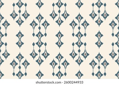 Ethnic abstract ikat art. Aztec ornament print. geometric ethnic pattern seamless color oriental. Design for background ,curtain, carpet, wallpaper, clothing, wrapping, Batik, vector illustration.