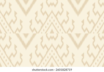 Ethnic abstract ikat art. Aztec ornament print. geometric ethnic pattern seamless  color oriental.  Design for background ,curtain, carpet, wallpaper, clothing, wrapping, Batik, vector illustration.