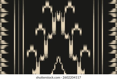 Ethnic abstract ikat art. Aztec ornament print. geometric ethnic pattern seamless  color oriental.  Design for background ,curtain, carpet, wallpaper, clothing, wrapping, Batik, vector illustration.
