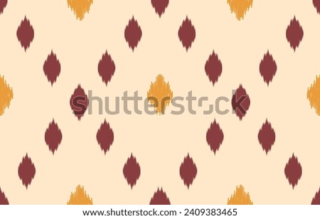 Ethnic abstract ikat art. Aztec ornament print. geometric ethnic pattern seamless  color oriental.  Design for background ,curtain, carpet, wallpaper, clothing, wrapping, Batik, vector illustration.