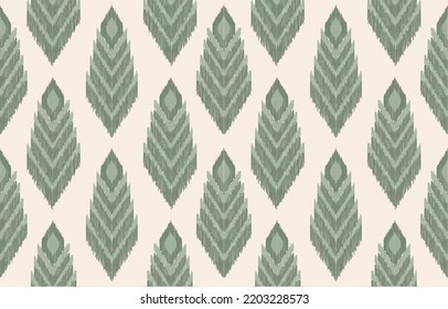 Ethnic abstract ikat art. Fabric Morocco, geometric ethnic pattern seamless  color oriental. Background, Design for fabric, curtain, carpet, wallpaper, clothing, wrapping, Batik, vector illustration