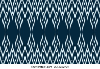 Ethnic abstract ikat art. Fabric Morocco, geometric ethnic pattern seamless  color oriental. Background, Design for fabric, curtain, carpet, wallpaper, clothing, wrapping, Batik, vector illustration