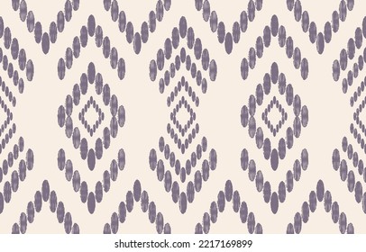 Ethnic abstract ikat art. Fabric Morocco, geometric ethnic pattern seamless  color oriental. Background, Design for fabric, curtain, carpet, wallpaper, clothing, wrapping, Batik, vector illustration