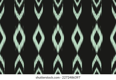 Ethnic abstract ikat art. Fabric Morocco, geometric ethnic pattern seamless  color oriental. Background, Design for fabric, curtain, carpet, wallpaper, clothing, wrapping, Batik, vector illustration