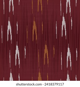 Ethnic abstract ikat art. Fabric Morocco, geometric ethnic pattern seamless color oriental. Background, Design for fabric, curtain, carpet, wallpaper, clothing, wrapping, Batik, vector illustration