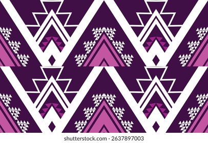 Ethnic abstract ikat art. Fabric Morocco, geometric pattern color oriental. Design for background textile, fabric, curtain, carpet, wallpaper, clothing, wrapping, Batik.