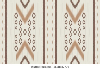 Ethnic abstract ikat art. Fabric Morocco, geometric pattern color oriental. Design for background textile, fabric, curtain, carpet, wallpaper, clothing, wrapping, Batik.