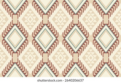 Ethnic abstract ikat art. Fabric Morocco, geometric pattern color oriental. Design for background textile, fabric, curtain, carpet, wallpaper, clothing, wrapping, Batik.