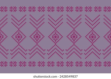 Ethnic abstract ikat art .Geometric ethnic seamless pattern  design for carpet,curtain,clothing,fabric,wrapping paper,tiles,textiles,batik,texture and wallpaper.Vector background.