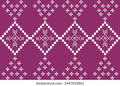 Ethnic abstract ikat art .Geometric ethnic seamless pattern  design for carpet,curtain,clothing,fabric,wrapping paper,tiles,textiles,batik,texture and wallpaper.Vector background.