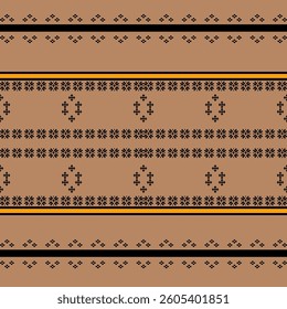 Ethnic abstract ikat art .Geometric ethnic seamless pattern  design for carpet,curtain,clothing,fabric,wrapping paper,tiles,textiles,batik,texture and wallpaper.Vector background.