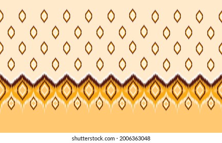 Ethnic abstract ikat art. Seamless pattern in tribal.