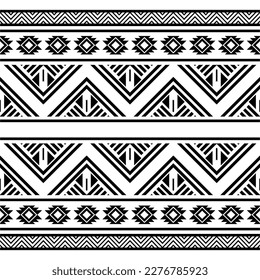 Ethnic abstract ikat art. Seamless pattern in tribal, folk embroidery, and Mexican style. Aztec geometric art ornament print.Design for carpet, textile, cover, wallpaper, fabric, wrapping, clothing,