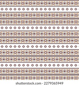 Ethnic abstract ikat art. Seamless pattern in tribal, folk embroidery, and Mexican style. Aztec geometric art ornament print.Design for carpet, wallpaper, clothing, wrapping, fabric, cover, textile
