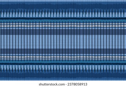 Ethnic abstract ikat art. Seamless Ikat Pattern. Traditional abstract  background for textile design, wallpaper, surface textures, fabric,  textile