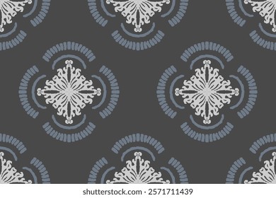 Ethnic abstract ikat art. Seamless pattern in tribal, folk embroidery, and Mexican style. Aztec geometric art ornament print.Design for carpet, wallpaper, clothing, wrapping, fabric, cover, textile