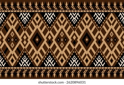 Ethnic abstract ikat art. Seamless pattern in tribal, folk embroidery, 
and Mexican style. Aztec geometric art ornament print.Design for carpet, 
wallpaper, clothing, wrapping, fabric, cover, textile
