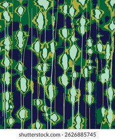 Ethnic abstract ikat art. Seamless pattern in tribal, folk embroidery, and Mexican style. Aztec geometric art ornament print.Design for carpet, wallpaper, clothing, wrapping, fabric, cover, textile