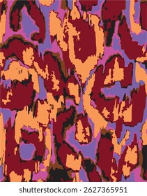 Ethnic abstract ikat art. Seamless pattern in tribal, folk embroidery, and Mexican style. Aztec geometric art ornament print.Design for carpet, wallpaper, clothing, wrapping, fabric, cover, textile