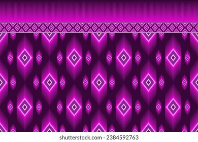 Ethnic abstract ikat art.Beautiful seamless pattern in tribal, folk embroidery, minimal style. Aztec geometric art ornament prints. Design for clothing, fabric, carpet, cushions, curtain, wallpaper