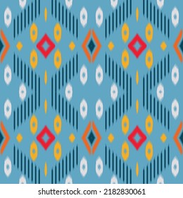 arte vectorial étnico abstracto de ikat azteca. Patrón sin foco en tribal, bordado folclórico, estilo cutáneo mexicano. huella de ornamento de arte geométrico. Diseño para alfombras, papel pintado, ropa, envoltura, tela, cubierta.