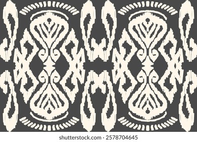 Ethnic abstract ikat fabric artwork with seamless patterns, combining tribal, indigenous and Mexican embroidery with Aztec geometric motifs. Ideal for rugs, wallpapers, throws, fabrics and clothing.