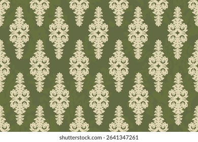 Ethnic abstract ikat fabric artwork with seamless patterns, combining tribal, indigenous and Mexican embroidery with Aztec geometric motifs. Ideal for rugs, wallpapers, throws, fabrics and clothing.
