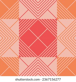 Ethnic abstract ikat.Seamless pattern in tribal.Aztec geometric pattern for vibrant color.Colorful geometric embroidery for textiles,fabric,clothing,background,batik,knitwear,fashion