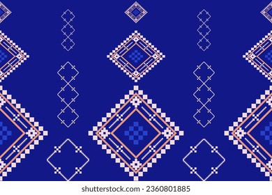 Ethnic abstract ikat.Seamless pattern in tribal.Colorful vector seamless patterns collection.Spring summer autumn decor.Festival elements with coloful background.